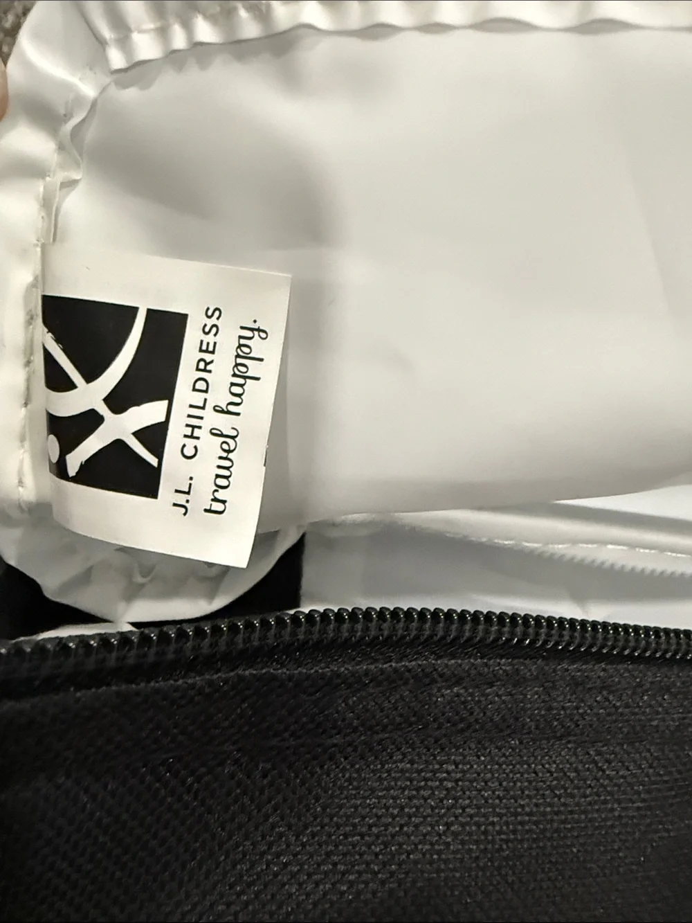 Black Crossbody Organizer Bag for babies